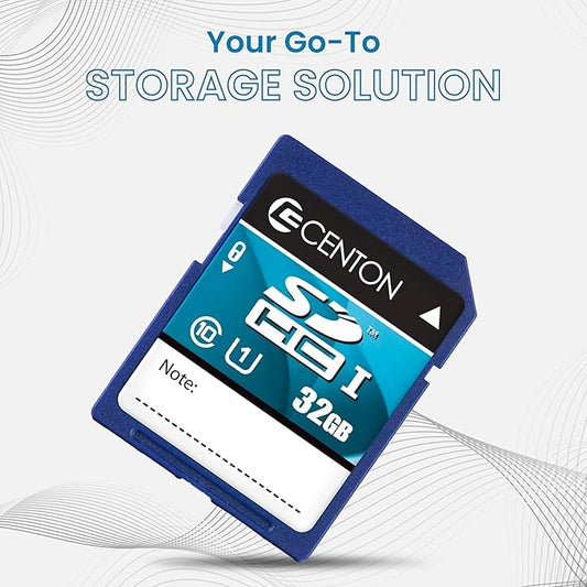 Centon Electronics SD Class 1 (UI) Flash Memory Card, Ultimate Memory Card for Phones, Tablets, Cameras, and More, 32GB, 3 Bulk Pack