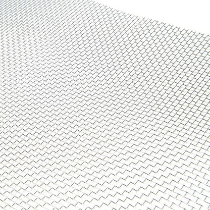 TIMESETL 304 Stainless Steel Woven Wire 10 Mesh - 12" X 24" (30cmX60cm) - Garden Fence Mesh, Window Screens Net, BBQ Wire Mesh, Cabinets Mesh Replacement