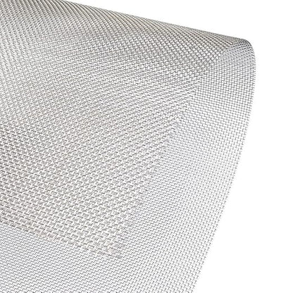 TIMESETL 304 Stainless Steel Woven Wire 10 Mesh - 12" X 24" (30cmX60cm) - Garden Fence Mesh, Window Screens Net, BBQ Wire Mesh, Cabinets Mesh Replacement