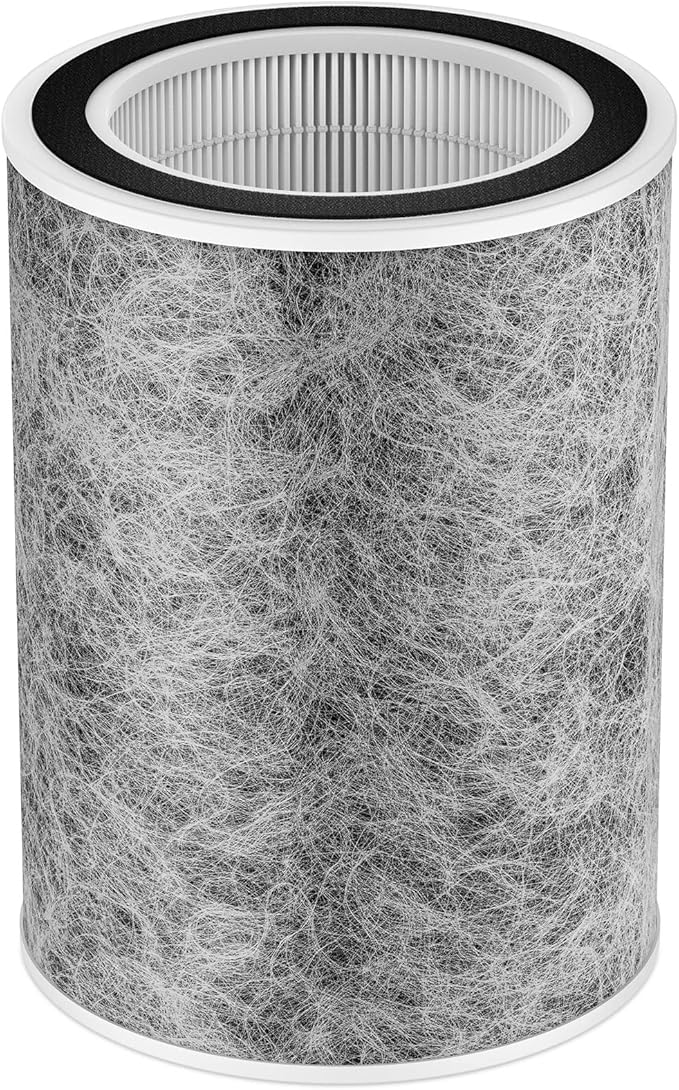 HP201 HP302 Replacement Filter Compatible with Shark HP202 HP301 HC502 HP232 HC501 AP1000 Air Purifier MAX, Cleans up to 99.97% of particles, Part # HE2FKBAS, HE2FKBASMB, 1 Pack