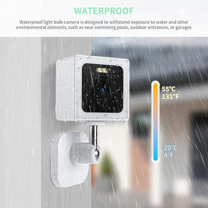 Weatherproof Indoor and Outdoor IP65 2K Wi-Fi Smart Home Security Camera with Color Night Vision, 2-Way Audio, Wireless Camera for Pets, Babies, Dogs & Cats, Nanny, Elderly Video Surveillance (2)