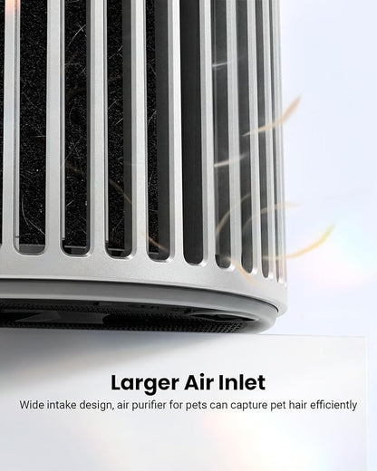 Smart Air Purifiers for Bedroom Home Pets, Timer and Alexa Control, Cover 1800 Ft² with PM2.5 Monitor, WiFi HEPA Air Purifier with Sleep Mode, Washable Filter Air Cleaner for Odors Smoke Dust