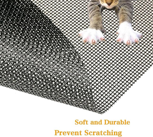 Tooltriz Pet Proof Window Screen Replacement, 48“ x 100" Upgraded Thicken Charcoal Fiberglass Mesh for Sliding Pet Screen Door Repair Kit - Screen Door Protector for Dogs Patio Screen mesh