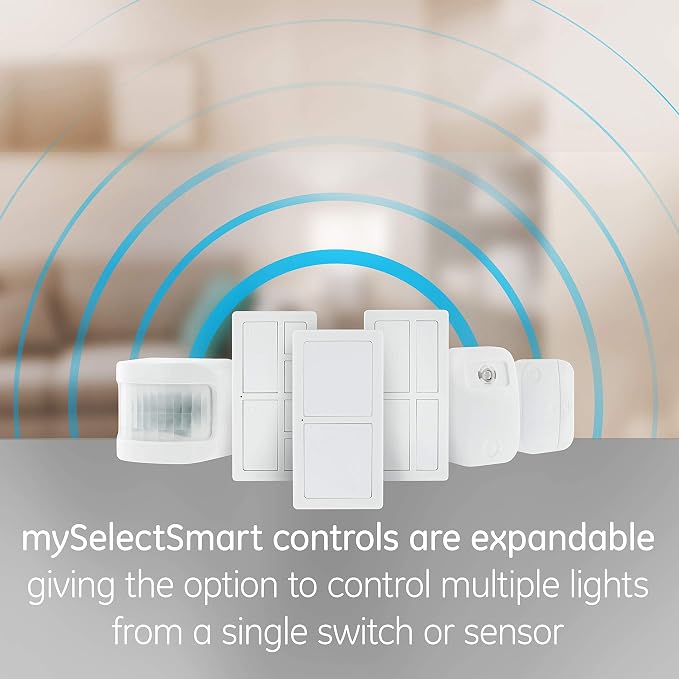 MySelectSmart Remote Control Outlet, On/Off, 1 Outlet, Full Kit, White | Control can be Wall Mounted, 150ft Range from Receiver, Pairable Remote for Multiple Plugs, Ideal for Lamps, No Wiring Needed