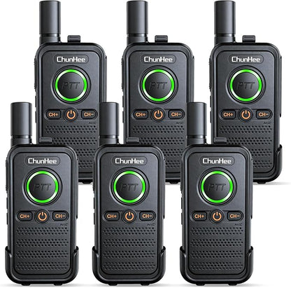 ChunHee Wireless Intercom System, 2 Way Voice Intercom for Home, 1.5-Mile Long Range, 16 Channels Portable Intercom with VOX & SOS Alarm, Easy Install Intercom for Elderly, Business & Basement
