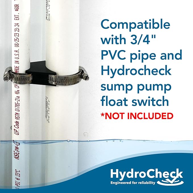 Sensor Installation Kit for HC6000V2 & HC6000 For Float Switches - Eliminates Stray Paths, Prevents False Triggers from High Iron & Mineral Content Water - 3/4 PVC Pipe Not Included