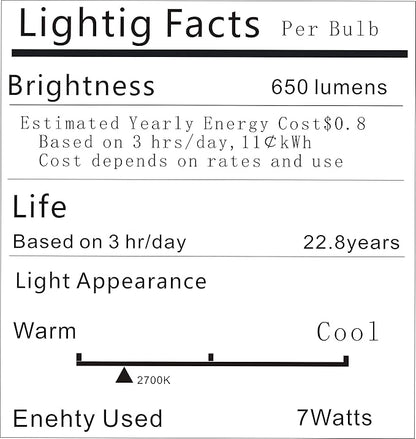 Vgogfly Dusk to Dawn Light Bulb Warm White