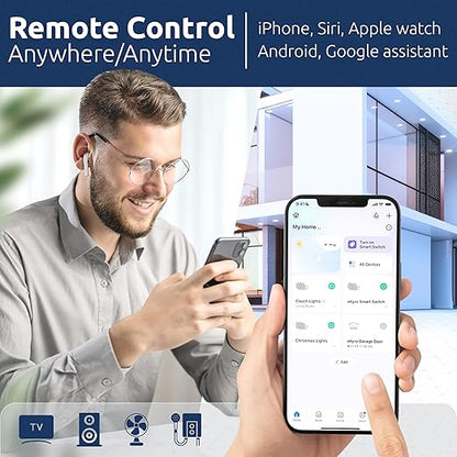 eKyro Smart Plug Energy Monitor | Compatible with Alexa, Google Home Assistant, iPhone, Siri, Android, Power Tracking 15A 1800W, No Hub Required Energy Monitoring Outlet (Energy Monitoring, 1)