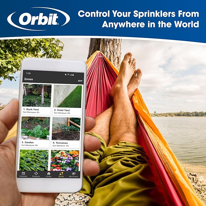 Orbit 57985 B-hyve XR 8-Zone Smart Indoor/Outdoor Sprinkler Controller (Pack of 2)