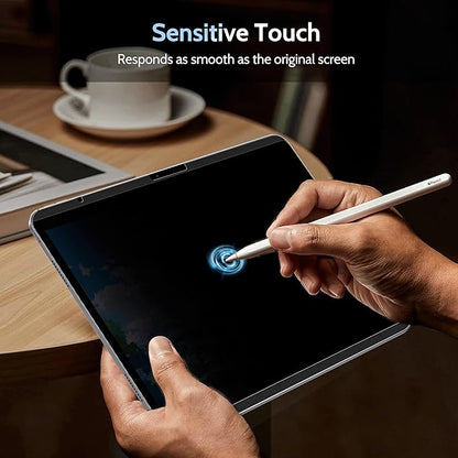 Peslv 4-Way Magnetic Privacy Screen for iPad Air 13 Inch (2024-2026, M2 M3 M4), Removable 360 Spy Private Filter, Anti Blue Light Glare Bubble-Free Easy Install Black Screen Protector