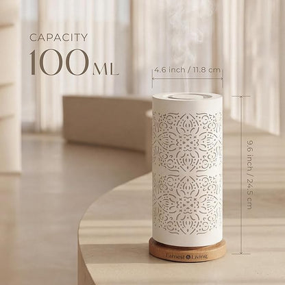 Earnest Living Waterless Diffuser 100ml Nebulizing Diffusion System for Large Ambient Space Studio Home Office Hotel Spa