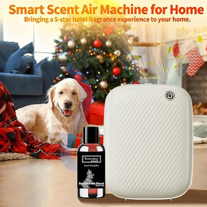 Smart Scent Air Machine Pro for Home, Waterless Essential Oil Diffuser, 400ML Cold Air Technology Scent Diffuser for Large Room and Commercial Use, Cover Up to 2000 Sq.Ft