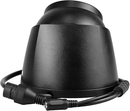 8MP IP Camera, DMSS/SmartPSS Lite, 4K PoE Turret Outdoor Starlight Camera with Mic, Human/Vehicle Detection, IVS, Intrusion Tripwire Alarm, 2.8mm 125°Wide Angle, Metal IP67, H265+, 256GB