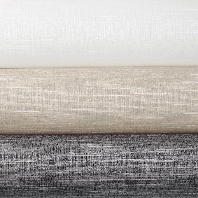 Kincmo Motorized Blinds with Remote, Light Filtering Roller Shades Work with Apple Homekit,Alexa,Google Home, Custom Electric Blinds with App,Voice Control (50% 60% 70% 75% Blackout Fabric Samples)