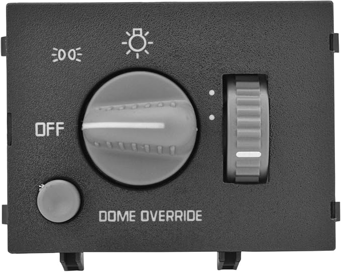 TRQ Dash Mounted Headlight Headlamp Parking Light Switch for Chevy GMC Truck