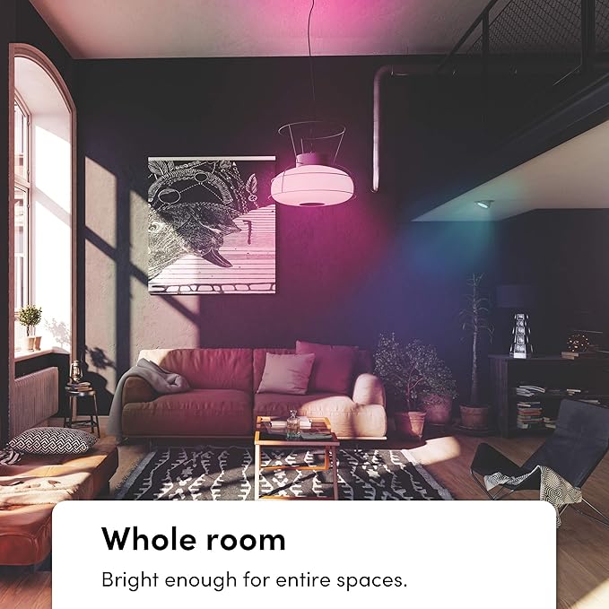 LIFX Smart Light Bulbs A19 E26 (2 Pack), Color Changing RGB + Warm White 1100 Lumens Tunable LED, 11W, Matter Compatible, Apple HomeKit, Alexa & Google Home, Dimmable