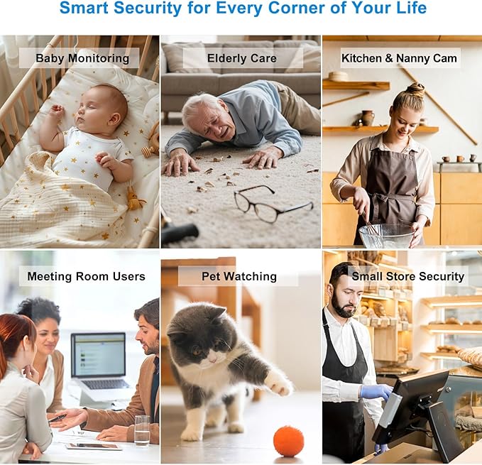Hidden Camera Clock 4K HD WiFi, Wireless Camera with Night Vision Motion Detection, Nanny Cam for Home Security Indoor, Remote Live Stream Surveillance Camera