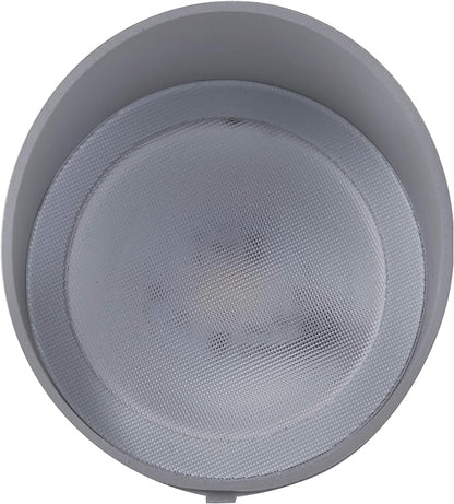 Nuvo 62/1208 One Light 12.2-Inch LED Landscape Floodlight, 12W/120V, 3000K/1240 Lumens, Light Gray