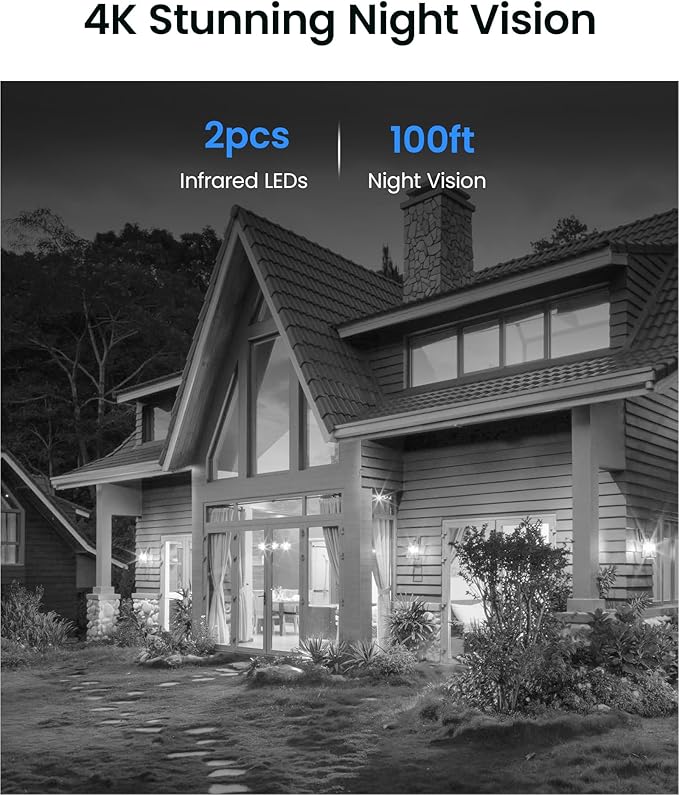 ZOSI C220 4K 8MP 8CH POE NVR Security Camera System (16CH Expandable), 6 x 8MP PoE IP Dome Cameras Outdoor Indoor, AI Human/Vehicle/Face Detection, One-Way Audio, 100ft IR Night Vision, 2TB HDD