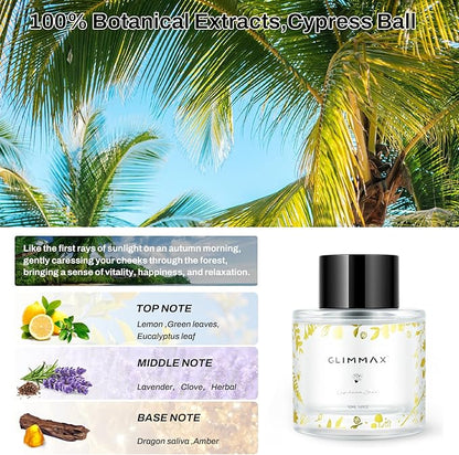 Smart Car Air Fresheners Refill, JK-576 Smart Car Air Diffuser Dedicated Perfume Refill,100 ml Can Be Used for 70 Days,Made With Natural Plant Extracts Fragrance. (2 Cypress Ball)