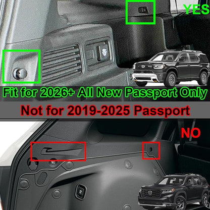 Cargo Cover Compatible with Honda Passport 2026 Accessories,Non-Retractable Trunk Cover Protector Security Shielding Shade Anti-Peeping Luggage Privacy Screen for 2026 Passport Accessories