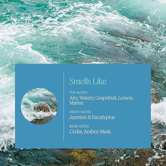 Aera Pacific Surf - Essential Oil for Home – Invigorating Ocean Fragrance - Notes of Marine and Cedarwood - Scent Refill - Works with The Aera Diffuser