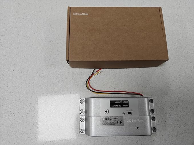 Electric Drop Bolt Lock DC 12V Fail Safe NC Mode Electronic Door Lock for Access Control Security System with Time Delay