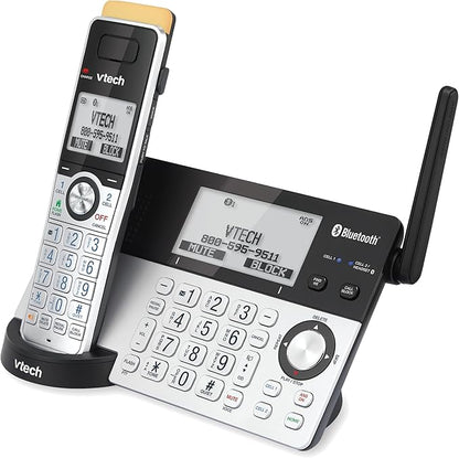 VTech IS8151 Super Long Range DECT 6.0 Cordless Phone for Home with Answering Machine, 2300 ft Range, Call Blocking, Bluetooth, Headset Jack, Power Backup, Intercom, Expandable to 12 HS