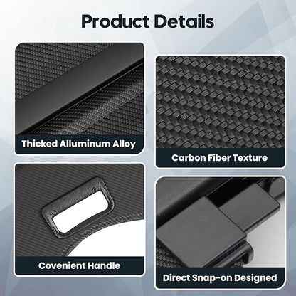 Powerty Cargo Cover for 2019-2025 Honda Passport Accessories, Trunk Cover Retractable Trunk Shielding Shade Cargo Luggage Cover for 2025 Honda Passport