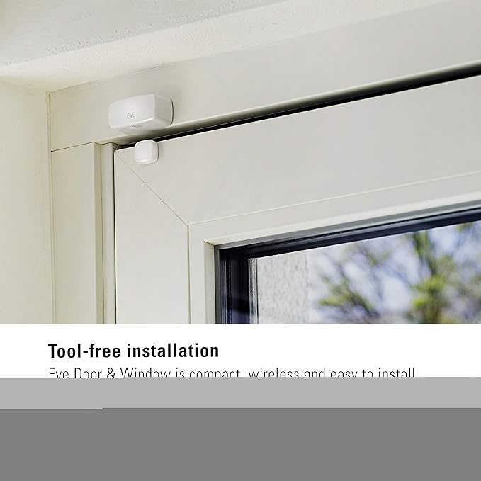 Eve Energy - Smart Plug, App and Voice Control, 100% Privacy, Matter Over Thread, Works & Door & Window & Doors, Automatically Trigger Accessories & Scenes, App Notifications