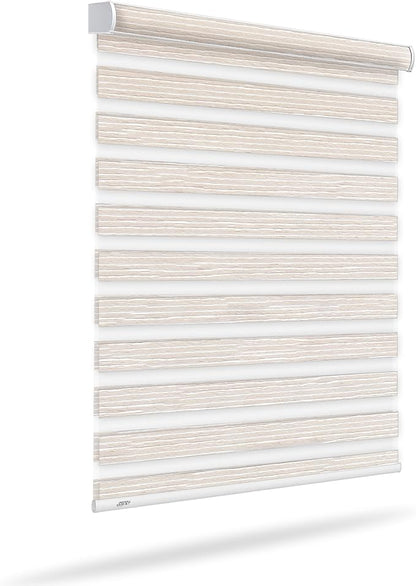 Light Filtering Motorized Zebra/Roller Shades – LightFiltering-Barcelona BL22 Series Smart Remote Control Window Blinds