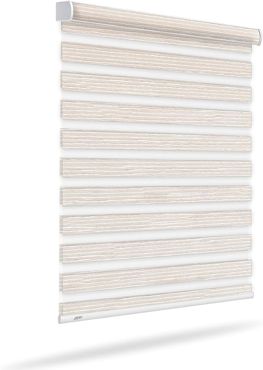 Light Filtering Motorized Zebra/Roller Shades – LightFiltering-Barcelona BL22 Series Smart Remote Control Window Blinds