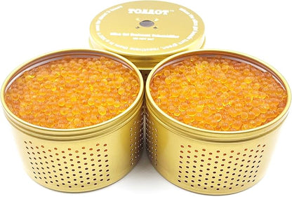 Gun Safe Dehumidifier, Moisture Absorber, 200g Small Silica Gel Desiccant Canister for Gun Cabinets & Safes, Aluminum Shell, Reusable