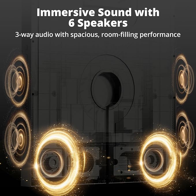 Dragon Touch Music Frame Bluetooth Speaker & Wi-Fi Digital Picture Frame, Hi-Fi 6-Speaker Wall-Mount or Tabletop Art Frame, Dynamic Lyrics Display for Home Decor, Supports Spotify & Apple Music