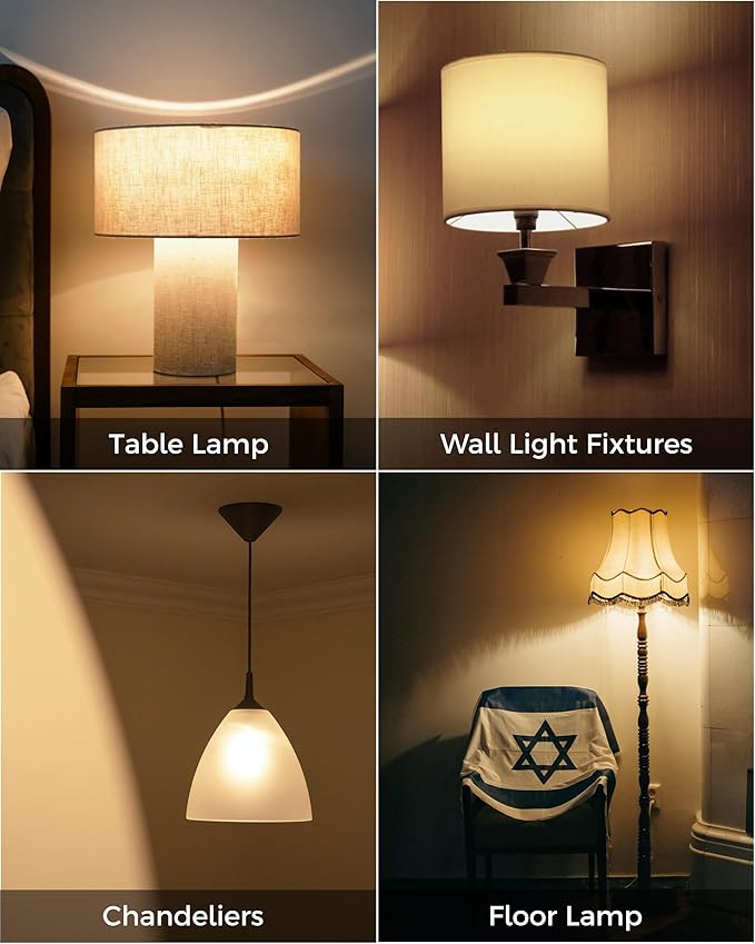 Upgraded Timer Light Bulb, 100W Equivalent A19 LED with 12/9/6/3H Auto Off or Always-On Mode, 11W 3000K Soft White, 1200LM, E26 Base, No App/WiFi Needed, Indoor Outdoor Security Light, 4 Pack