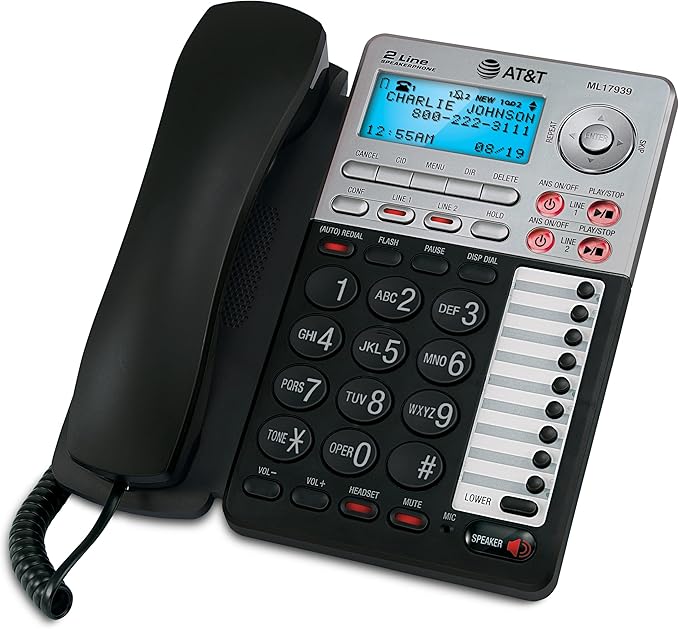 AT&T ML17939 2-Line Corded Telephone