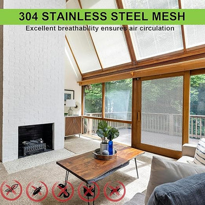 1 Roll 20 Mesh Metal Mesh Screen - Wire Mesh Roll, 16" X144" (16" X12Ft).Sturdy, Thick,and Heavy Duty Rustproof Metal Mesh for Security Fencing, Vent Covers, Animal Enclosures, HVAC, DIY Projects
