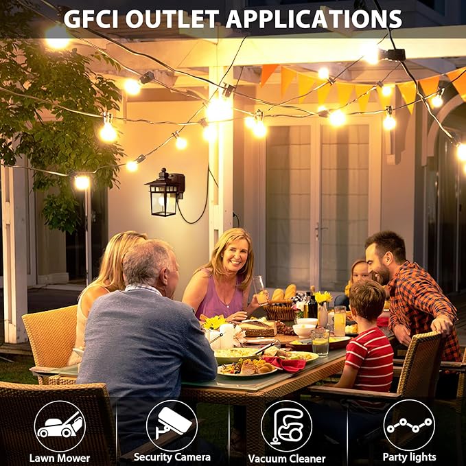 Bronze Outdoor Lights with GFCI Outlet,Dusk to Dawn Porch Light,Waterpoof Exterior Wall Light Fixture,Aluminum Outdoor Wall Sconce,Front Door Light Outside Lights for House,Garage,E26
