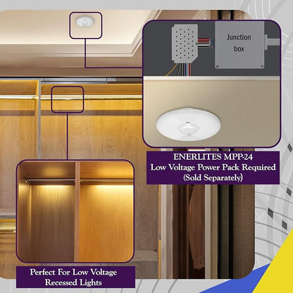 ENERLITES Low Voltage Ceiling Sensor Pir Occupancy Motion Detector, MPC-50L