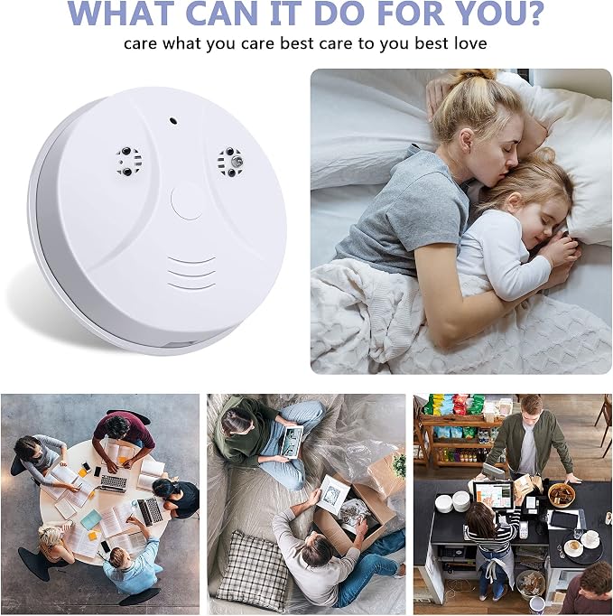 WiFi Mini Detector Camera,1080P Wireless Security Nanny Cam-No Audio
