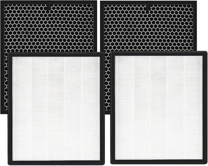 LV-PUR131 Replacement Filters for LEVOIT LV-PUR131 and LV-PUR131s Air Purifier, LV-PUR131-RF, 2 Pack HEPA and Activated Carbon Filters