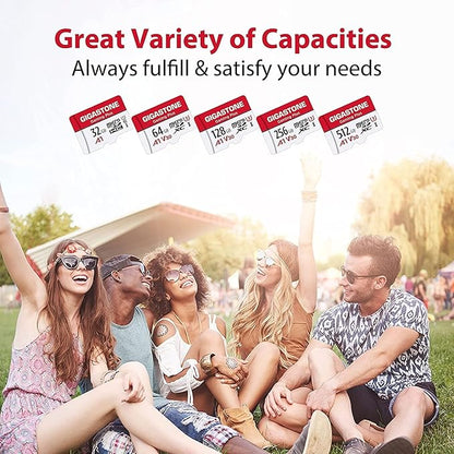 【for Switch 1 Only】 GIGASTONE 256GB Micro SD Card, Gaming Plus, Nintendo-Switch 1 Compatible, 4K UHD Video Recording (MSD-GamingPlus-256GB-1PK)