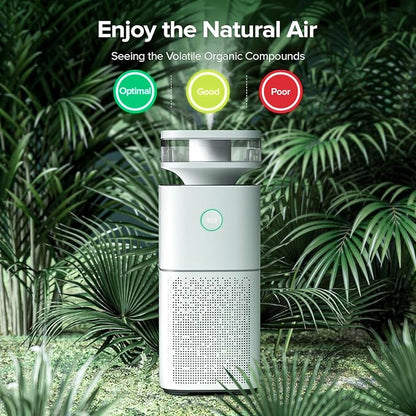 Air Purifier and Humidifier 2 in 1,H13 HEPA Filter,4-Level Humidification & Negative Ion Generator,Sleep Mode,Remove Dust Smoke Pollen Odor for Home Bedroom Office,Up to 2676 Ft²