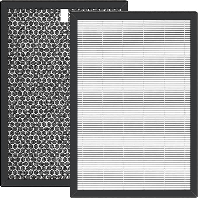 Filter Compatible with BreathePlus Pro Smart Air Purifier | Model: BP-PRO-600, True H13 High-efficiency Carbon HEPA Filter, Hepa x 1, Carbon Filter x 1