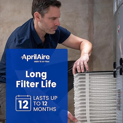 AprilAire 213 Replacement Filter for AprilAire Whole House Air Purifiers - MERV 13, Healthy Home Allergy, 20x25x4 Air Filter (Pack of 4)