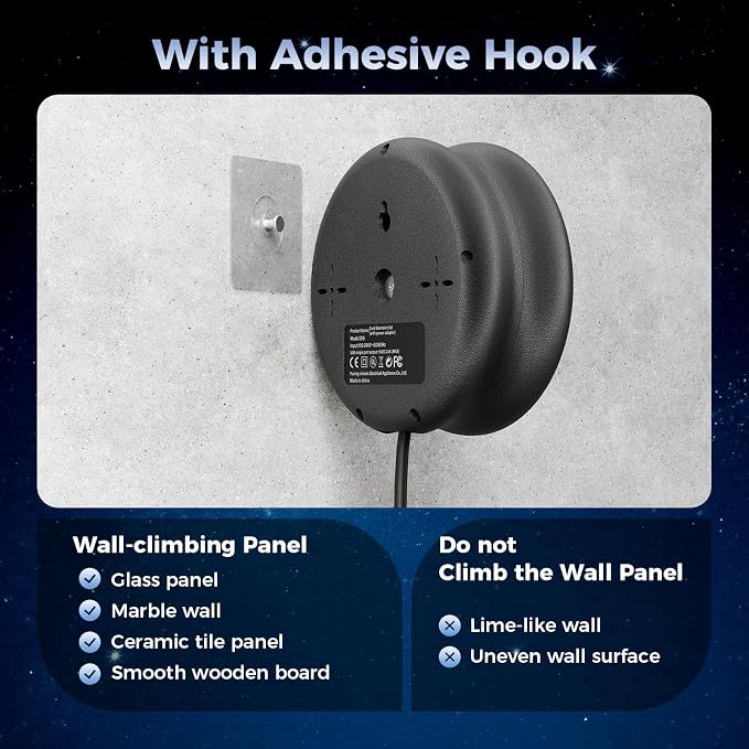 Power Strip Surge Protector-6.56 ft Retractable Travel Extension Cord Portable Powerstrip with 5 Outlet 2 Smart USB Port 2 USB C for Home Office Travel