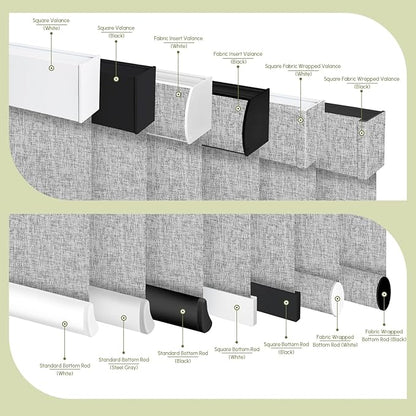 FineTell Motorized Blinds with Remote, 100% Blackout Roller Shades Compatible with Alexa,Apple Homekit,Google Home APP and Voice Control, Customized Electric Blinds (100% Blackout Mist Textured Grey)