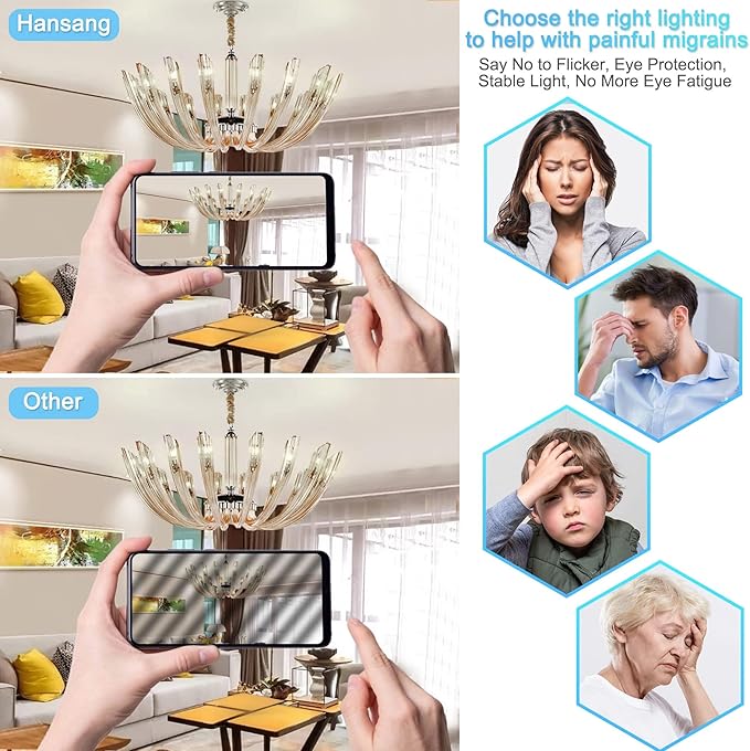 E12 LED Bulb Candelabra Base, Type B LED Bulb 50 Watt Equivalen 4000K Natural White B11 Small Base, Chandelier Ceiling Fan LED Light Bulbs 500 Lumens No-Dimmable Pack of 12