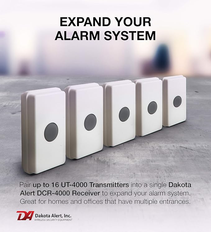 Dakota Alert UT-4000 Universal Wireless Transmitter for 4000 Series,1-Mile
