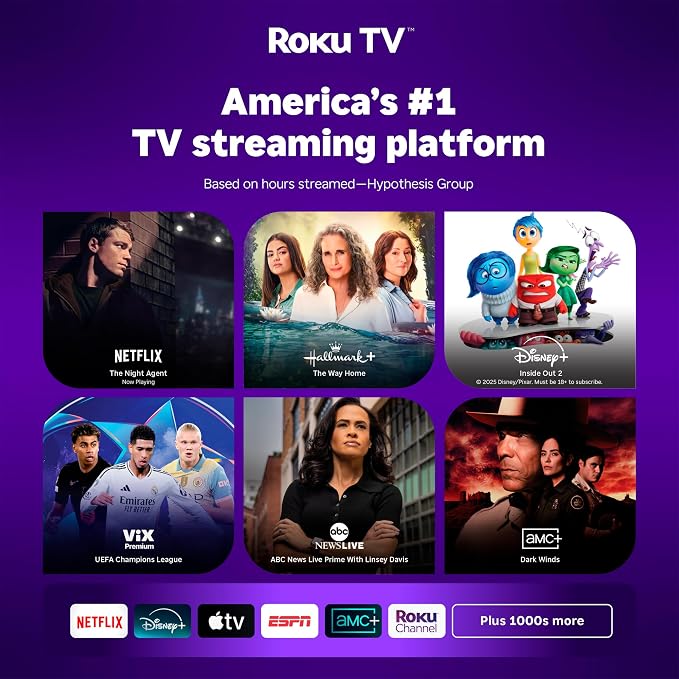 Aurzen Roku TV D1R air USB-C Powered Smart Portable Outdoor Projector White | Roku TV Built-in, WiFi & Bluetooth, Power Bank Supported, Native 1080P, DoIby Audio, Mini Projector for Home & Outdoor Movies